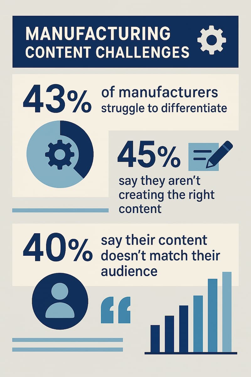 Manufacturing Content Marketing Challenges