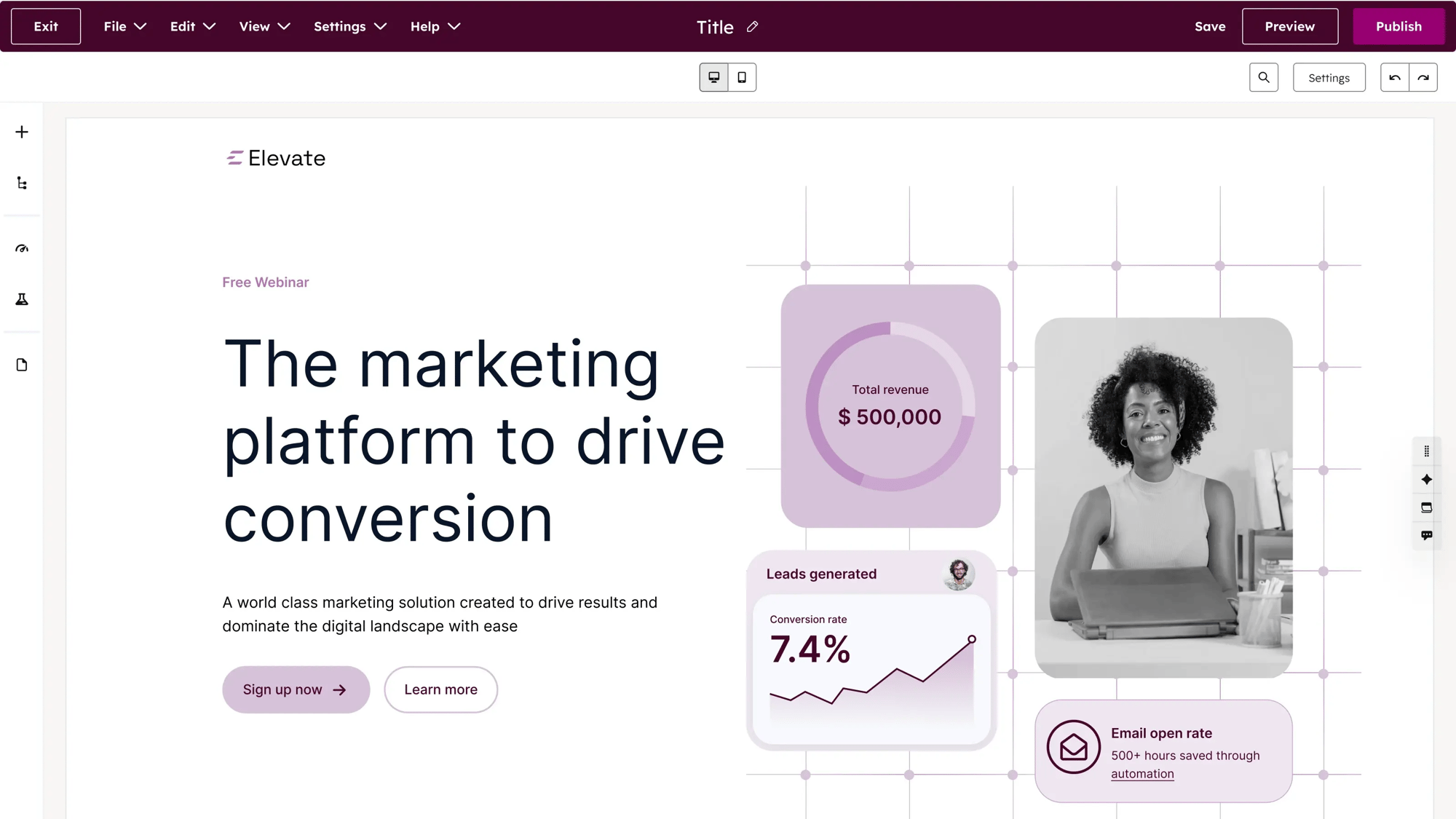 Content Hub - Landing Page Builder Content Hub - Landing Page Builder