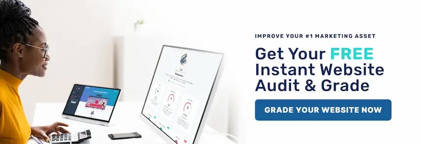 Website grader cta