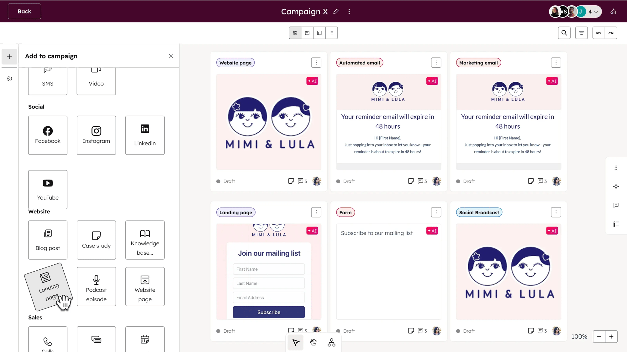 Marketing Hub - Marketing Studio Marketing Hub - Marketing Studio