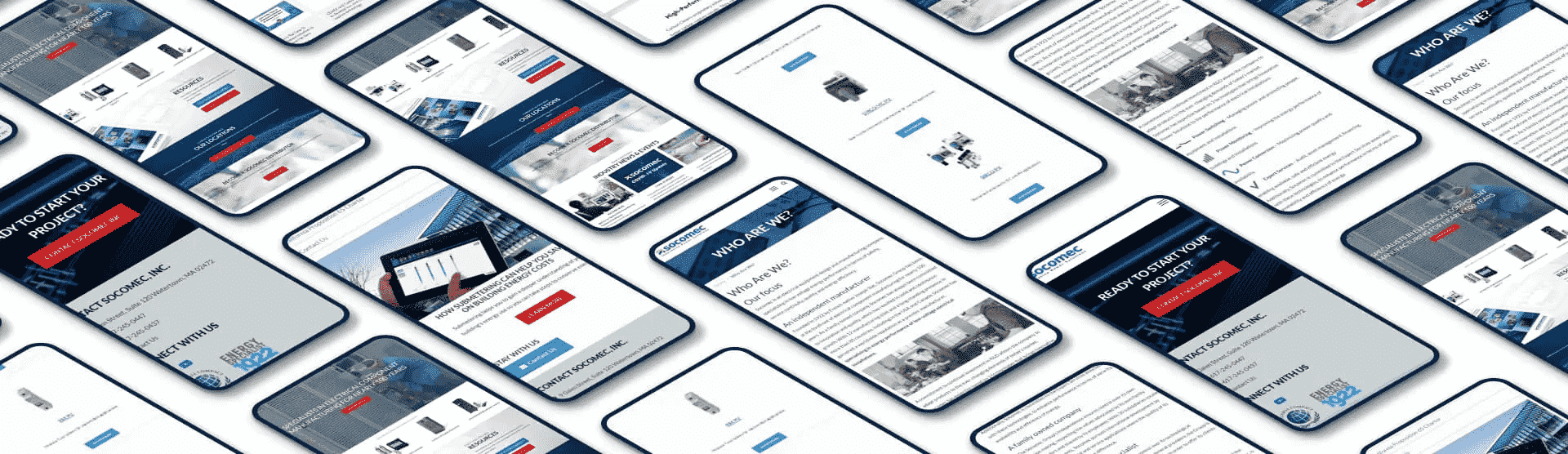 Socomec website pages for US buyers