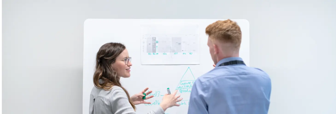 Green tech startup website shown on desktop and mobile devices