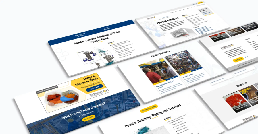 DDPS website redesign shown on screens