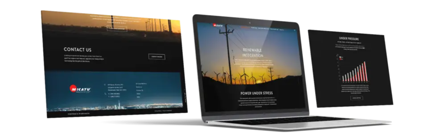 Micatu website pages