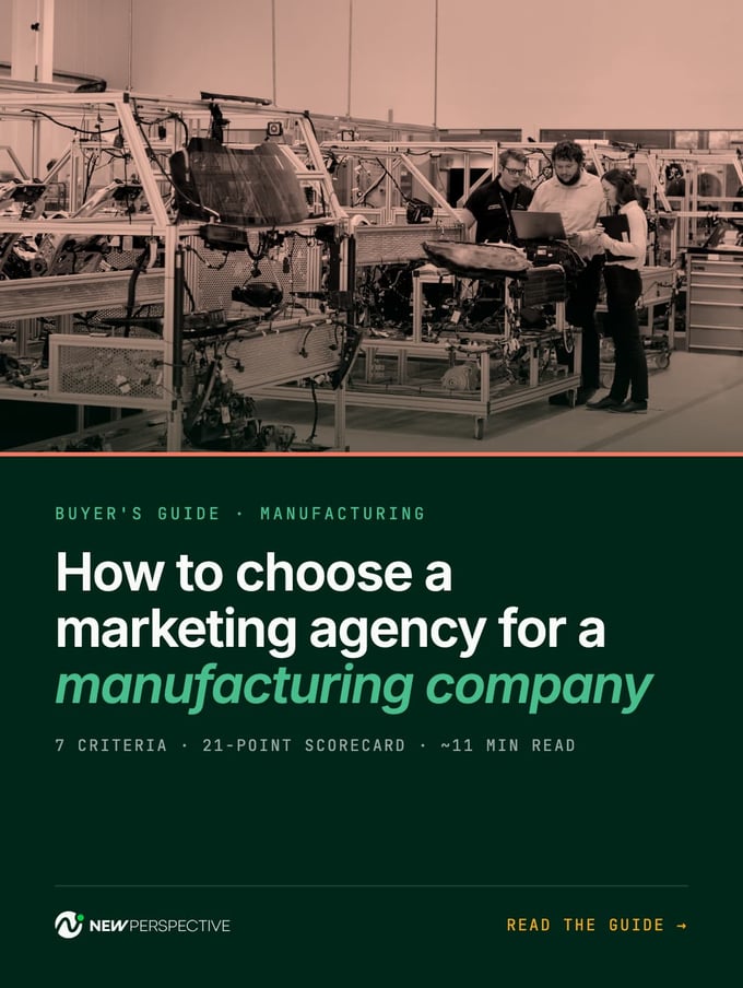 Resource card Manufacturing agency guide