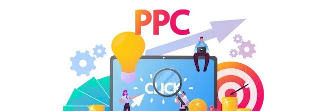 Paid search keyword and bid results visual