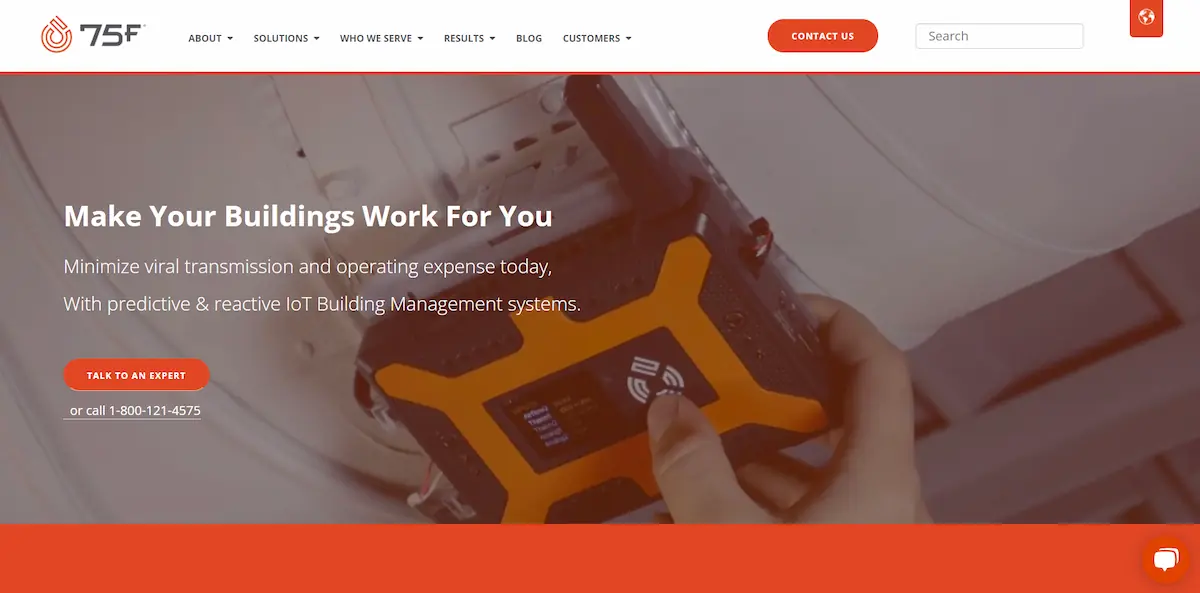 7 best cleantech websites on the cutting edge - cleantech websites,cleantech,web design,website grade Hightech smart building 75f website cleantech