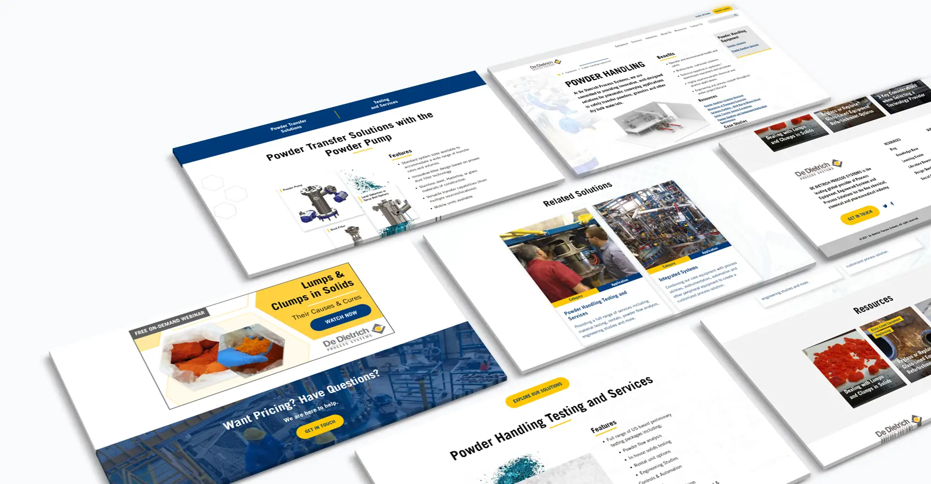 DDPS website redesign shown on screens
