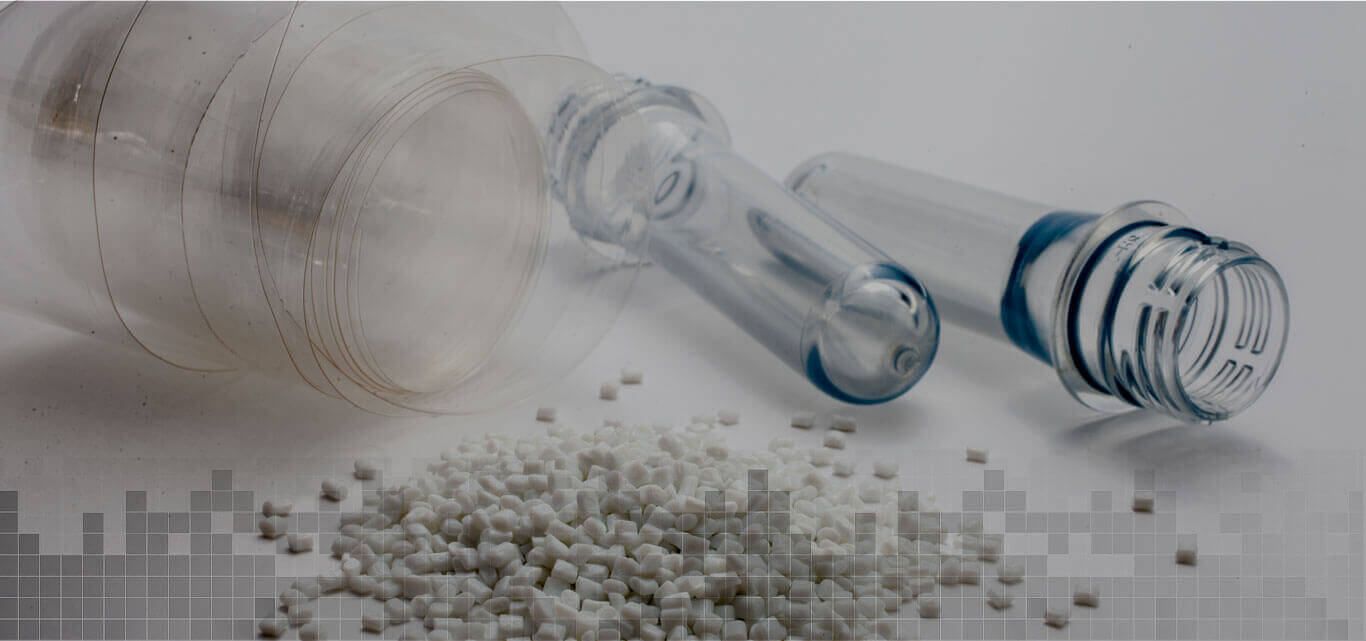 PET bottles and resin pellets