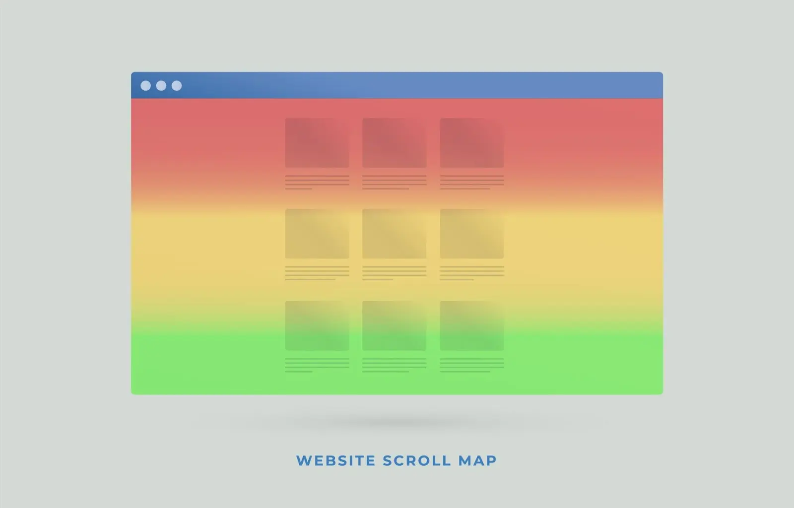 website scroll map